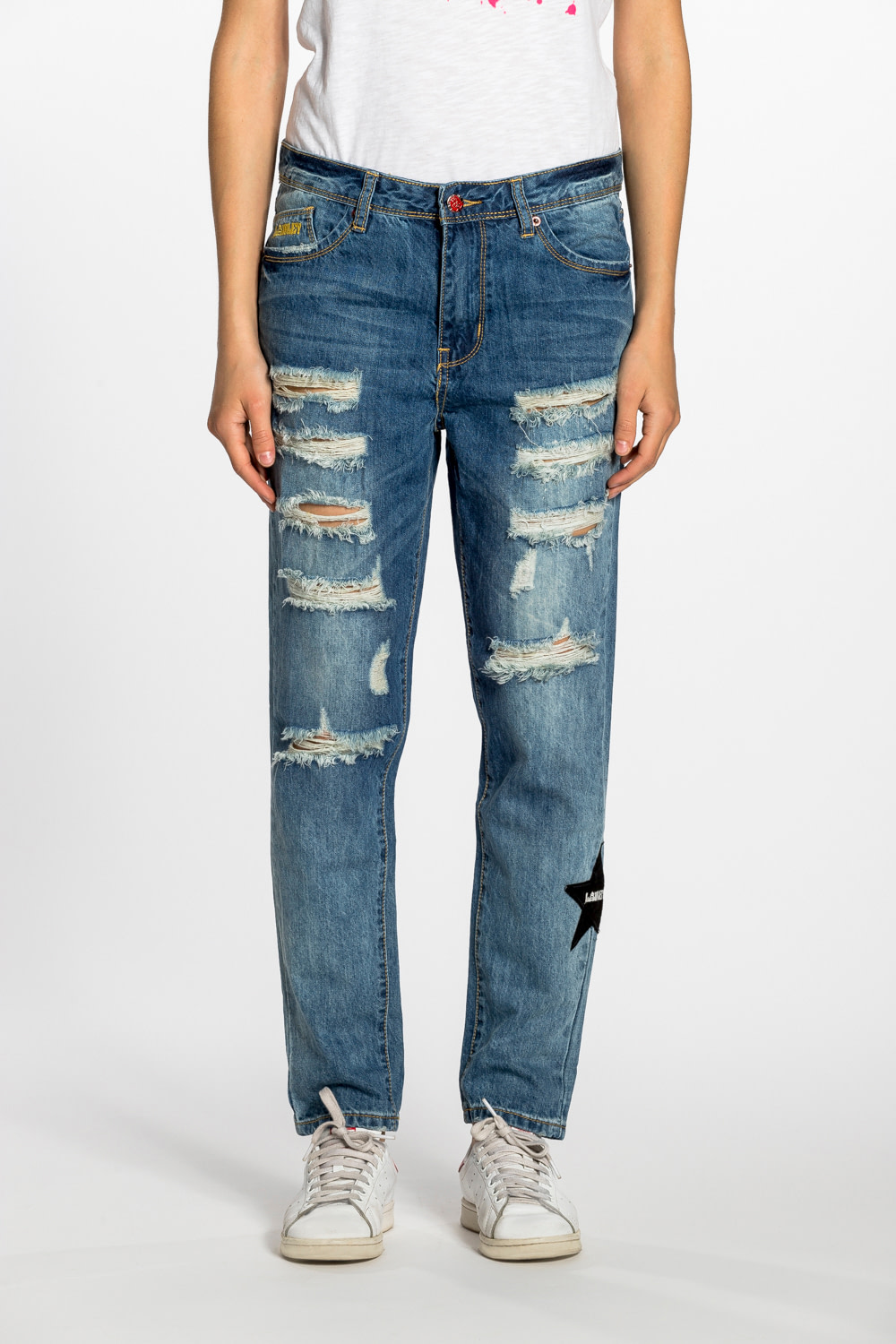 jeans donna strappati